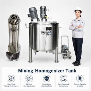 Homogénéisateur cosmétique, mélangeur sous vide, agitateur chauffant électrique, émulsifiant pour cosmétiques - Product Image 4
