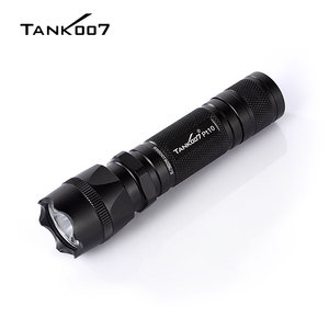Tank007 Nhà Máy Bán Có Thể Sạc Lại Ánh Sáng Torch 300 Lumens Chiến Thuật Đèn Pin Nhôm LED Cắm Trại Worklight Edc Đèn Pin - Product Image 1