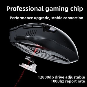 <span class=keywords><strong>Ratón</strong></span> <span class=keywords><strong>Inalámbrico</strong></span> Recargable Tri-Modo <span class=keywords><strong>INPHIC</strong></span> A9 Explorer Pro(V2) con Luz RGB - Product Image 3