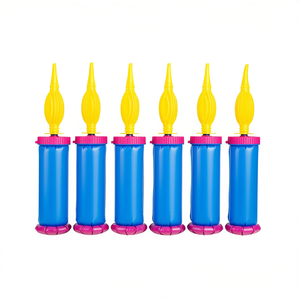 Globos Redondos de Plástico Azules Resistentes para Fiestas Infantiles, Paquete de 12 Unidades - Product Image 1