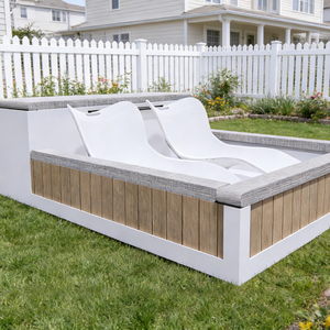 Piscina de Spa Superficial de FRP de 10 mm de Espesor, Resistente a los Rayos UV, con Cascada, Calentador y Filtro, para Techos, Resorts y Casas de Huéspedes, Fácil de Instalar, Personalizada de Fábrica - Product Image 3