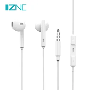 2021 Shenzhen Fabriek Originele Nieuwe Ontwerp In Ear 3.5Mm Mobiele Telefoon Bedrade Oortelefoon Met Microfoon