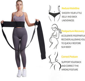 Ceinture de compression amincissante respirante pour femme, gaine ventre plat, vente en gros - Product Image 2