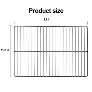 <strong>BBQ</strong> Accessories Stainless Steel Barbecue Grill Wire Mesh Net Cooking Grate <strong>BBQ</strong> Grill Grid <strong>BBQ</strong> Grill <strong>Rack</strong> for Roasting Meat - Product Image 2