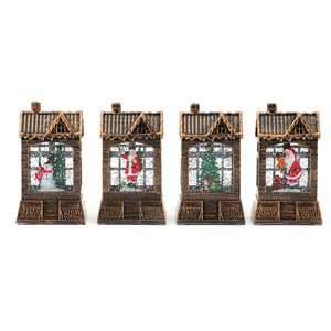 Nueva Lámpara de Aceite Luminosa con Agua, Decoración Navideña, Regalo de Navidad, Luz Nocturna, Adorno de Lámpara de Aceite, Casita - Product Image 5