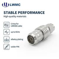 Connecteur RF LWMC SMA Mâle à sertir pour câble LMR400, plaqué or 1.30 Max, commande en gros