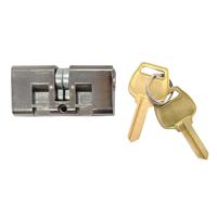 Cerradura de cilindro ovalado C400 con núcleo de latón de aleación de zinc tipo Brasil de 25mm a 150mm marca personalizada E10 Cilindro Miolo Tambor C400 Fechadura