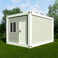 Portable 20ft 40ft Maison Conteneur Préfabriquée Mobile Petite Maison Prêt à Vivre Panneau Sandwich Pliable Immeuble de Bureaux Mobiles