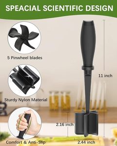 Hachoir à viande amélioré, résistant à la chaleur, antiadhésif, pour écraser la viande hachée et les hamburgers, ustensile pour broyer la viande de bœuf. - Product Image 6