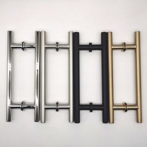 Poignées <span class=keywords><strong>de</strong></span> porte <span class=keywords><strong>de</strong></span> douche <span class=keywords><strong>en</strong></span> verre et <span class=keywords><strong>acier</strong></span> inoxydable, <span class=keywords><strong>Tube</strong></span> <span class=keywords><strong>de</strong></span> traction, intérieur <span class=keywords><strong>en</strong></span> verre, noir - Product Image 3