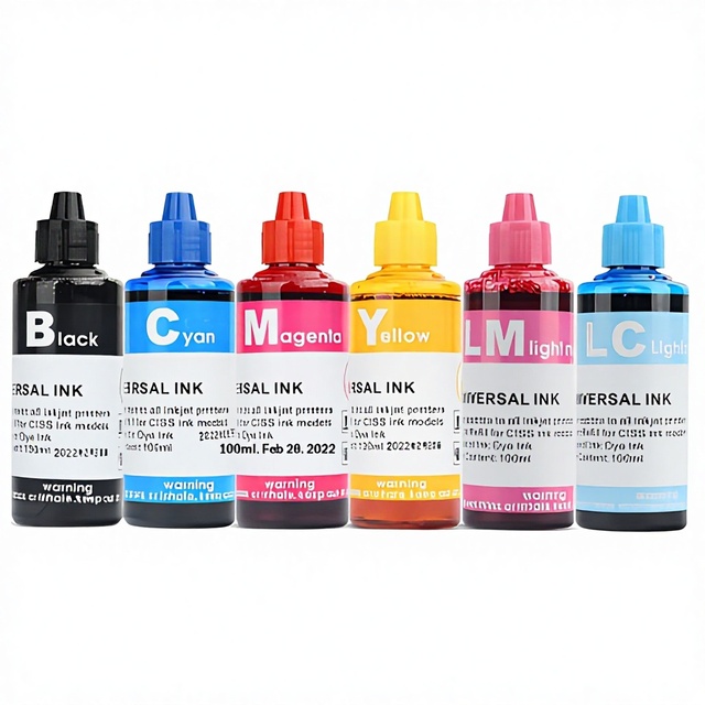 Factory Direct Compatible Dye for for HP Brother Inkjet Printers Six-Color Universal Bottle Full Compatibility Made in China