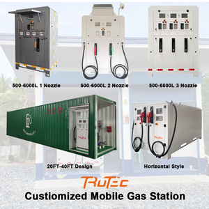 Distributeur de carburant mobile mini de petite taille personnalisé de 3000L 6000 litres avec système de jauge de réservoir simple et détection de fuite ATG - Product Image 6