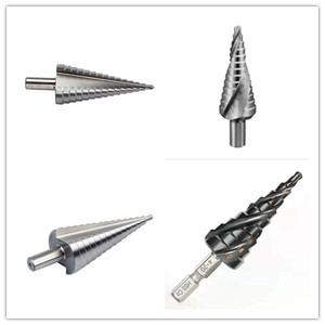 4-20mm Black Nitrided Hex Shank Sprial Flute High Speed Steel <strong>Step</strong> <strong>Drill</strong> for Metal Stainless Steel Aluminium Wood - Product Image 4