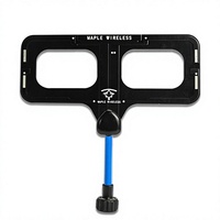 Antenne d'extension de portée haute fréquence pour avion modèle RC, en métal, motif feuille d'érable, 2.4G 868 915, Ruiskai Heiyang Yunzhuo Sisi Wing