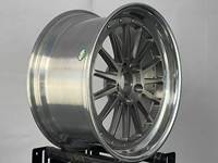 Jantes en alliage forgé multi-rayons entièrement polies argentées 17 18 19 20 21 22 pouces compatibles avec Honda Toyota JDM Sedan |   Vente directe d'usine