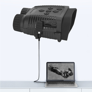 Jumelles de vision nocturne numériques HD infrarouges avec point rouge pour la chasse en extérieur et l'observation de la faune - Product Image 2