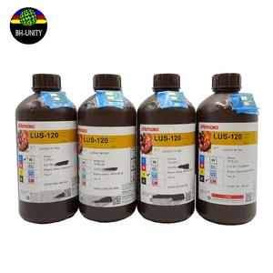 Original Mimaki LUS-120 ink with ink chip CMYK LC LM for JFX200/JFX500/UJF3042MKII printer UV ink