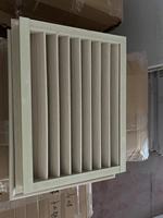 Toilette pas chère salle de bain pvc mdf porte à persiennes en bois avec persienne en wpc