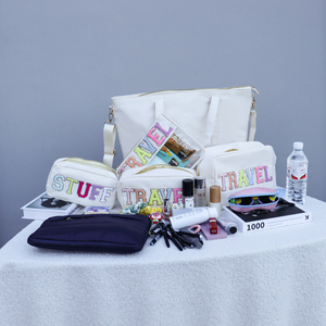 Keymay USA Warehouse Free Shipping 5 Colors Gold Zipper Waterproof Large Nylon Tote <strong>Bag</strong> Wholesale Handbags Tote <strong>Bag</strong> with Zipper - Product Image 6