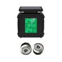 Capteurs TPMS pour moto, alimentés par énergie solaire et USB, surveillance de la pression des pneus en temps réel sans fil