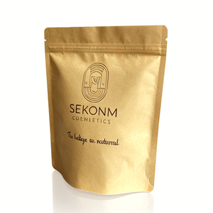 Custom Printed Kraft Paper Zipper Bag Eco Friendly Stand up <b>pouch</b> for Natural Skincare Products - Product Image 4