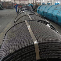 Fil d'acier à haute résistance ASTM A416 1860 MPa 12,7 mm à haute teneur en carbone pour béton précontraint 7 brins
