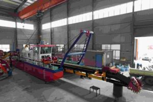 10인치 커터 흡입 준설선 재고 판매 중, 깊이 10미터까지 맞춤 제작 가능 - Product Image 2