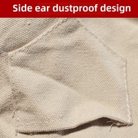 Capuchon de sablage de peinture en aérosol pour meulage de poussière industriel Capuchon anti-poussière en toile avec masque de protection du travail Ecrans faciaux