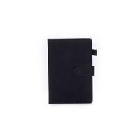 Carnet A5/A6 en similicuir souple avec boucle en U, 100 feuilles, reliure sans fil parfaite – Option cadeau