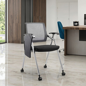 <strong>Furniture</strong> Wholesale Waiting Room Training Room Chairs with Writing Board Reception Office Chair for Events - Product Image 1