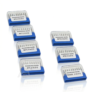Fresas <span class=keywords><strong>Dentales</strong></span> de Alta Calidad, 10 Piezas por Caja, Precio Accesible, Fresas <span class=keywords><strong>Dentales</strong></span> de Diamante para Máquina - Product Image 1