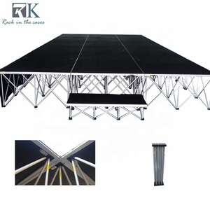 Escenario Ligero para Bodas, Podio de Escenario Más Vendido, Fondo Duradero para Exteriores, Escenario Móvil - Product Image 1