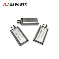 Baterai Lithium Polymer 3.7V 250mAh OEM Pabrik AS601530 untuk Peralatan Perlindungan Lingkungan