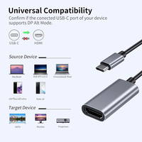 Adaptateur de câble OTG USB-C tressé en nylon, connecteur USB-C mâle vers USB-A 3.0 femelle