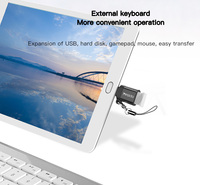 GS06 YESIDO Mini Adaptador OTG Tipo-C a USB, Lector de Tarjetas, Transmisor de Datos y Energía para Teléfono Móvil