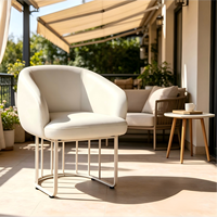 Fauteuil de salon en cuir contemporain, chaîne d'approvisionnement stable, tailles personnalisables disponibles