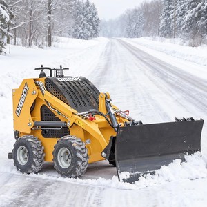 Fabrieksdirect Gratis Verzending 350KG 480KG Mini Sneeuwblad Skid Steer Loader Yanmar Motor EPA Euro5 voor Tuinieren Weide - Product Image 2