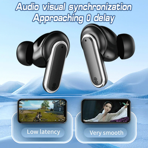 割引セール YX27 ANC アクティブノイズキャンセリング タッチスクリーン <span class=keywords><strong>Bluetooth</strong></span> イヤホン TWS ワイヤレス ゲーミング 低遅延 インイヤー イヤホン - Product Image 4
