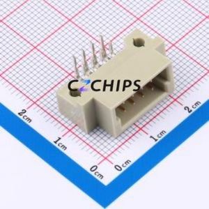 9001-35081C00A DIN41612 Connector Bent Lead Through Hole,P=2.54mm Connector 8P 2 2.54mm Right Angle Insert - Product Image 1