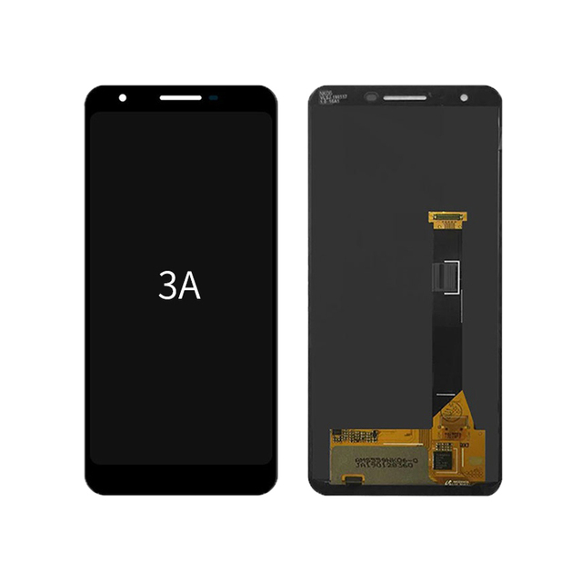 LCD Display Touch Screen Google Pixel 3A Digitizer Component 5.6" 300-350cd Luminance 1 Year Professional Mobile Phone Spare
