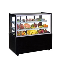 Vitrine réfrigérée pour pâtisserie, vitrine en verre pour gâteaux, réfrigérateur pour pâtisserie et desserts