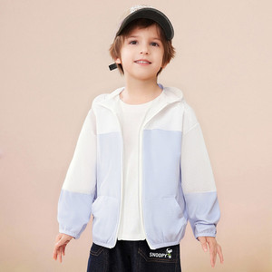 Vestes légères d'été pour garçons et filles, manteaux colorés pour enfants, vêtements d'extérieur respirants à capuche pour tout-petits - Product Image 5
