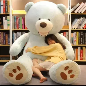 도매 거대한 테디 베어 피부 봉제 장난감 슈퍼 부드러운 하이 퀄리티 동물 인형 남여 공용 큰 곰 테디