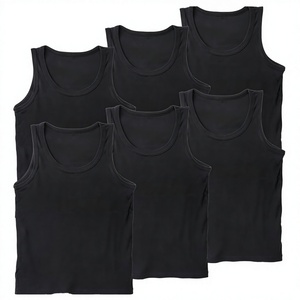 Débardeur Homme Haute Qualité en Coton Polyester Respirant Tricoté Côtelé Sans Manches Grande Taille pour Sport et Gym – Vente en Gros Rapide - Product Image 2