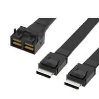 MINISAS SFF8643 8i إلى Oculink 2 * SFF8611 كابل SAS عرض تطبيق إلكتروني