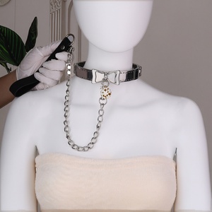 Collar y Correa Metálicos FISTSX, Collar de Restricción BDSM, Correa de Cadena Metálica, Juguetes Sexuales para Parejas - Product Image 1
