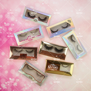 Boîte à cils vide en forme de cœur rose avec logo pour la Saint-Valentin, emballage personnalisé pour cils de 25 mm et 28 mm - Product Image 4