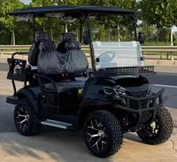 Voiturette de golf électrique tout-terrain 4 places avec batterie au lithium, véhicule de tourisme à 4 roues pour hôtels, parcs, plages et visites en resort