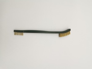<span class=keywords><strong>Brosse</strong></span> métallique décapante à double tête Tongsun, <span class=keywords><strong>en</strong></span> fil de laiton et de cuivre, avec manche <span class=keywords><strong>en</strong></span> plastique, pour nettoyage industriel – Vente directe usine - Product Image 6