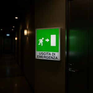 ป้ายทางออกฉุกเฉิน 250 X 310 มม. ไฟ LED เพื่อความปลอดภัย - Product Image 3